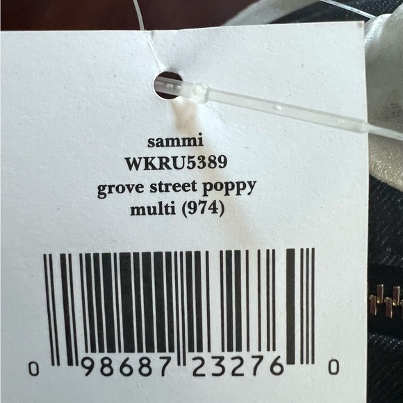 Kate Spade NEW Grove Street Poppy Sammi Denim Floral Embroidered Backpack NWT - Picture 12 of 16